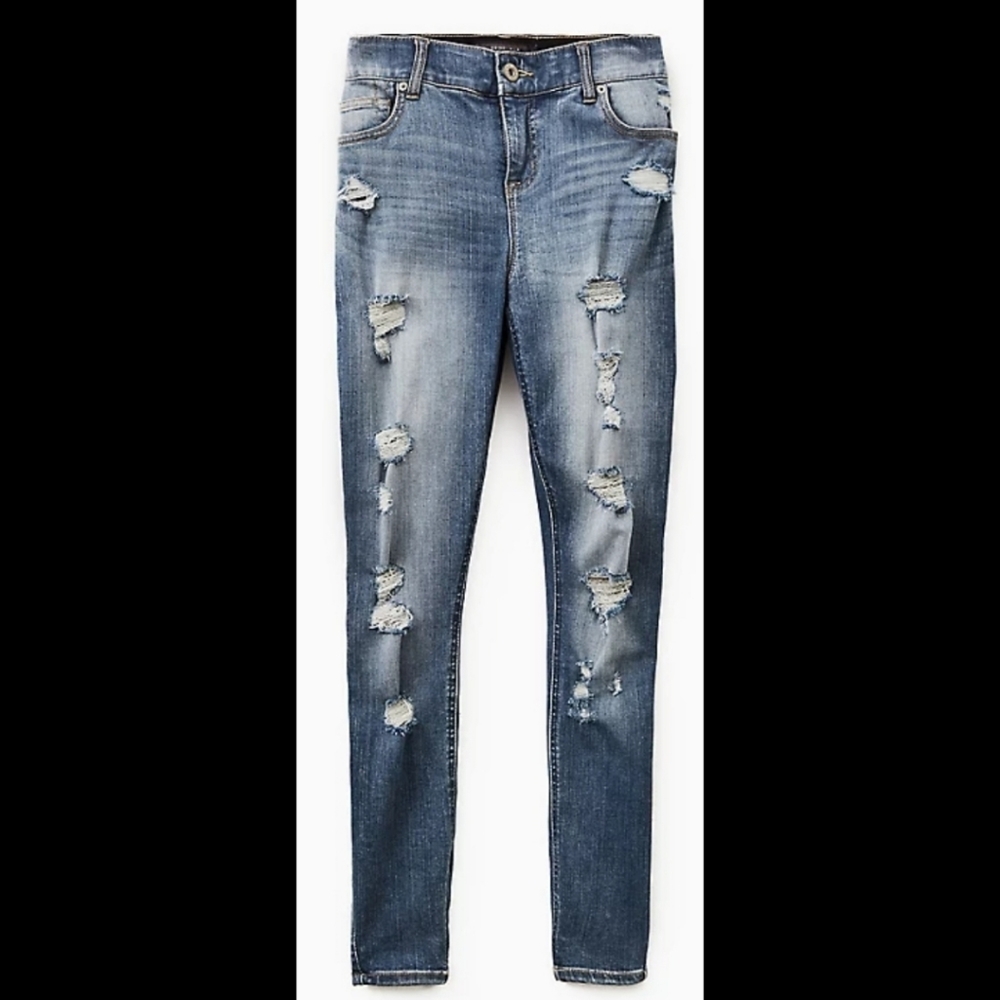 Torrid BOMBSHELL SKINNY JEAN - PREMIUM STRETCH MEDIUM WASH | Size 14 | NWOT